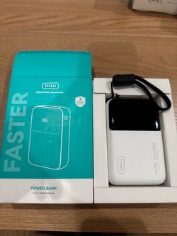 25000mAh 100W Laptop Power Bank USB-C Fast Charging Portable Battery White