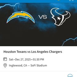 Houston Texans vs LA Chargers