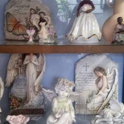 New Assortment Of Angels 5)20 Dollar's Each High Quality Very Detailed 