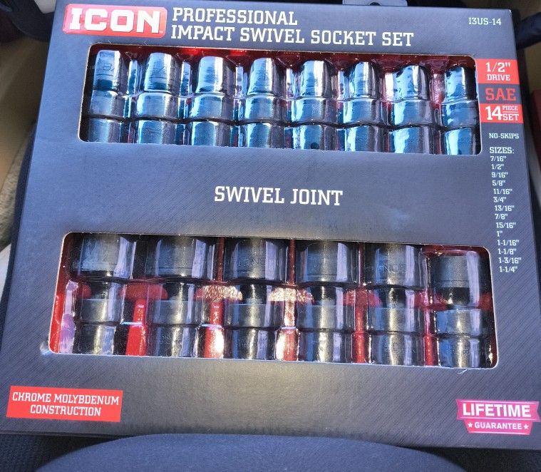 ICON IMPACT SWIVEL SOCKET SET