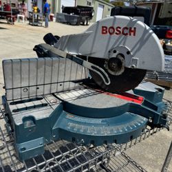 Bosch 3912 Compound 12” Miter Saw With Metal Cutting Disc.