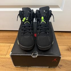 Retro Jordan 6 Electric Green Size 11
