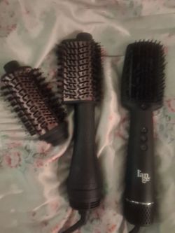 ❤️‍🔥BUNDLE of 3:L’ANGE Le Volume/ Straightening Brush, BLOW DRYER BRUSH & Attachment