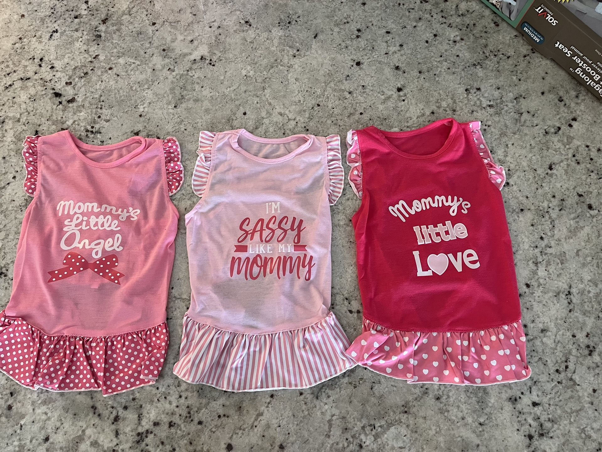 3 Brand New Small Pet Outfits