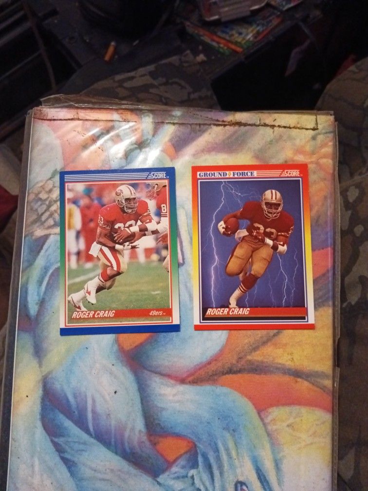 1990 Roger Craig cards 100 , 328