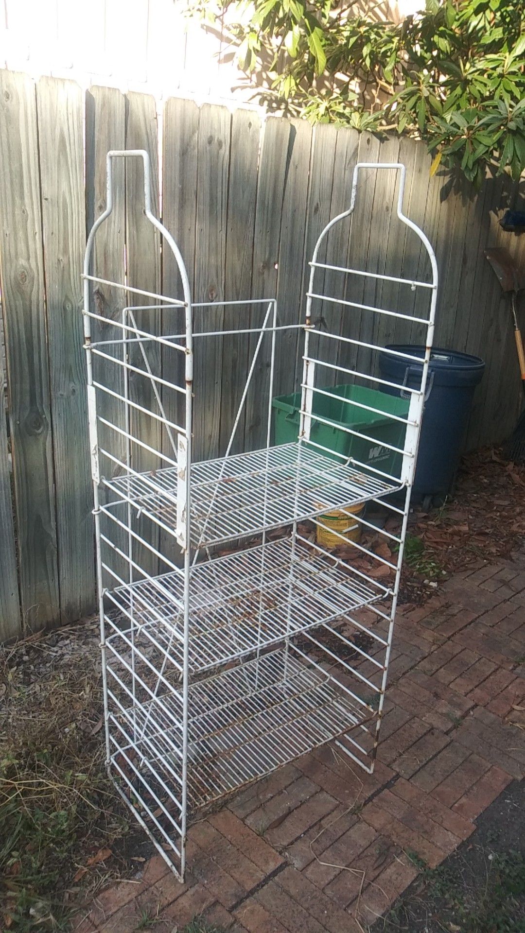 Steel/metal three rack/shelf very sturdy and strong