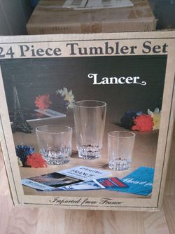 VTG 24 PC Lancer Tumbler Set