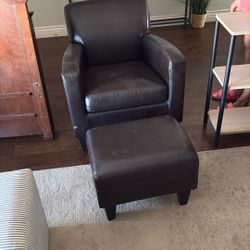 IKEA Chair And Ottoman