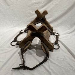 Antique Handcrafted Mule Saddle 