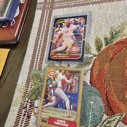 Dave Parker Cincinnati Reds Baseball Cards Lot 