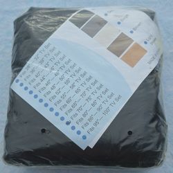 Waterproof Outdoor Black TV Cover Fits 70"-75" 