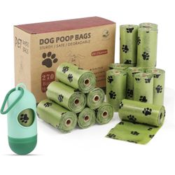 Pet Waste Bag | Ecofriendly, Degradable, Sturdy And Comes With Dispenser