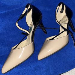 Nude & Black Heels