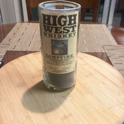 Whiskey Candle Bottle- High West Campfire 