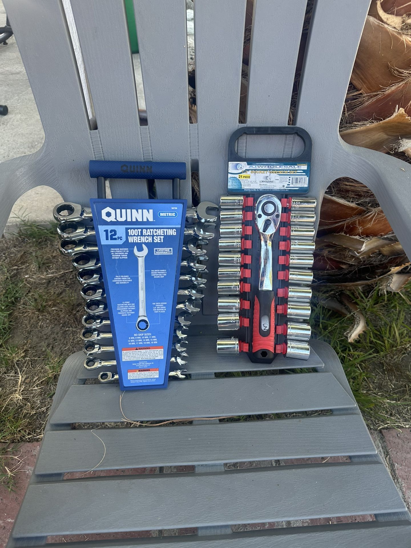 100T RATCHETING 12P WRENCH SET