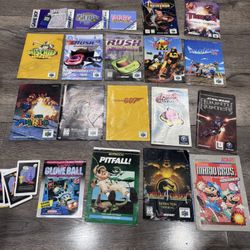 Nintendo Manual Lot 