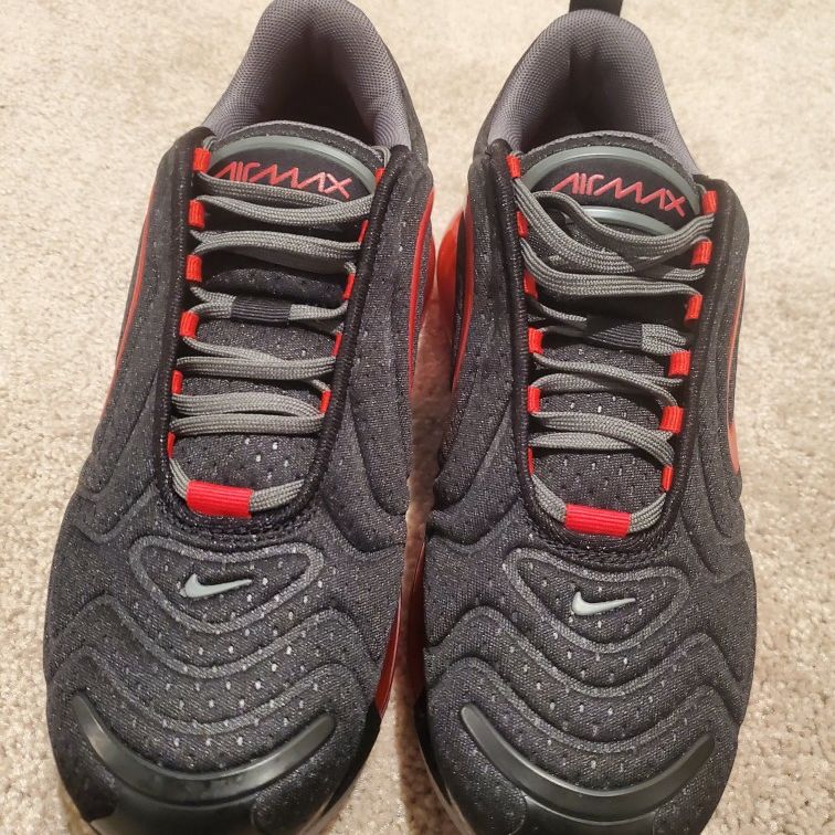 University Red Nike Red 720 Nike Air Max 720 Mesh Mens Running