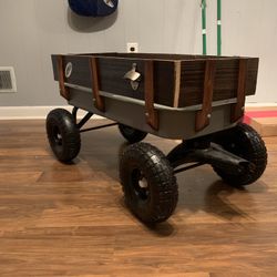 Restored Radio Flyer Wagon With Pneumatic Tires 