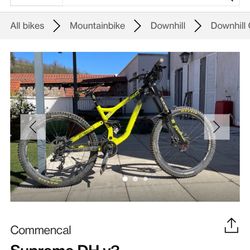Commencal Downhill Bikes $800 Each