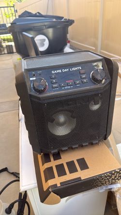 Game day lights speaker