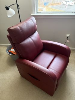 Red Power Recliner 