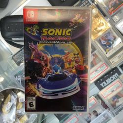 Sonic racing cross worlds Nintendo switch game