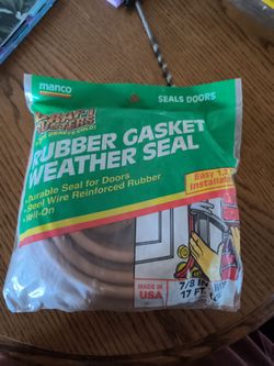 Manco Draft Busters Rubber Gasket Weather Seal
