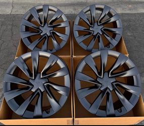 2026 NEW OEM 20” Tesla Model Y helix 2.0 rims wheels in matte black