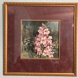 Jane Felts Maudlin Wild-flowers Water Color Painting