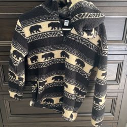 Old Navy Youth Sherpa Hoodie/sz Large