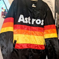 Starter Astros Jacket Size XXL Men's Button Up  Jacket