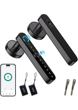 Brand new Fingerprint Door Lock Smart Voice Guidance Door Knob with Keyless Entry,