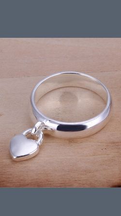 Sterling silver heart ring