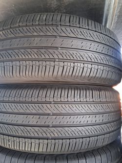2 Used Tires 225/60r17 Hankook 🤑free Installation ‼️ 