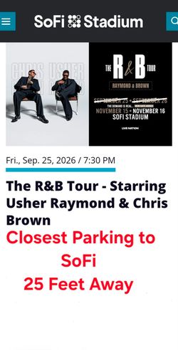 SoFi Stadium Parking-Usher/Chris