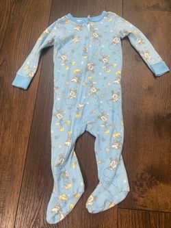 Boys blue Disney Mickey Mouse sleeper size 6 months #17