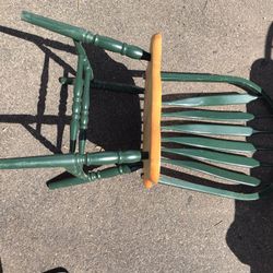 Set Of Four Sturdy Wooden Chairs