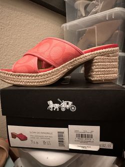 Coach Sloan Signature Espadrille  (US Sz 7.5B)
