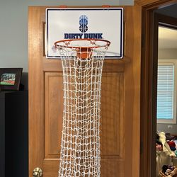 Dirty dunk laundry basket