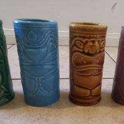 Tikis Ceramic Cups (4)