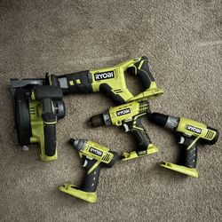 18v Ryobi Power Tools 