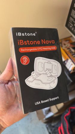 iBstone Nova Rechargeable OTC Hearing Aids for Seniors