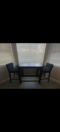 Black Table And Chair Set