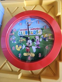 New - Disney Mickey Mouse Clubhouse Wall Clock
