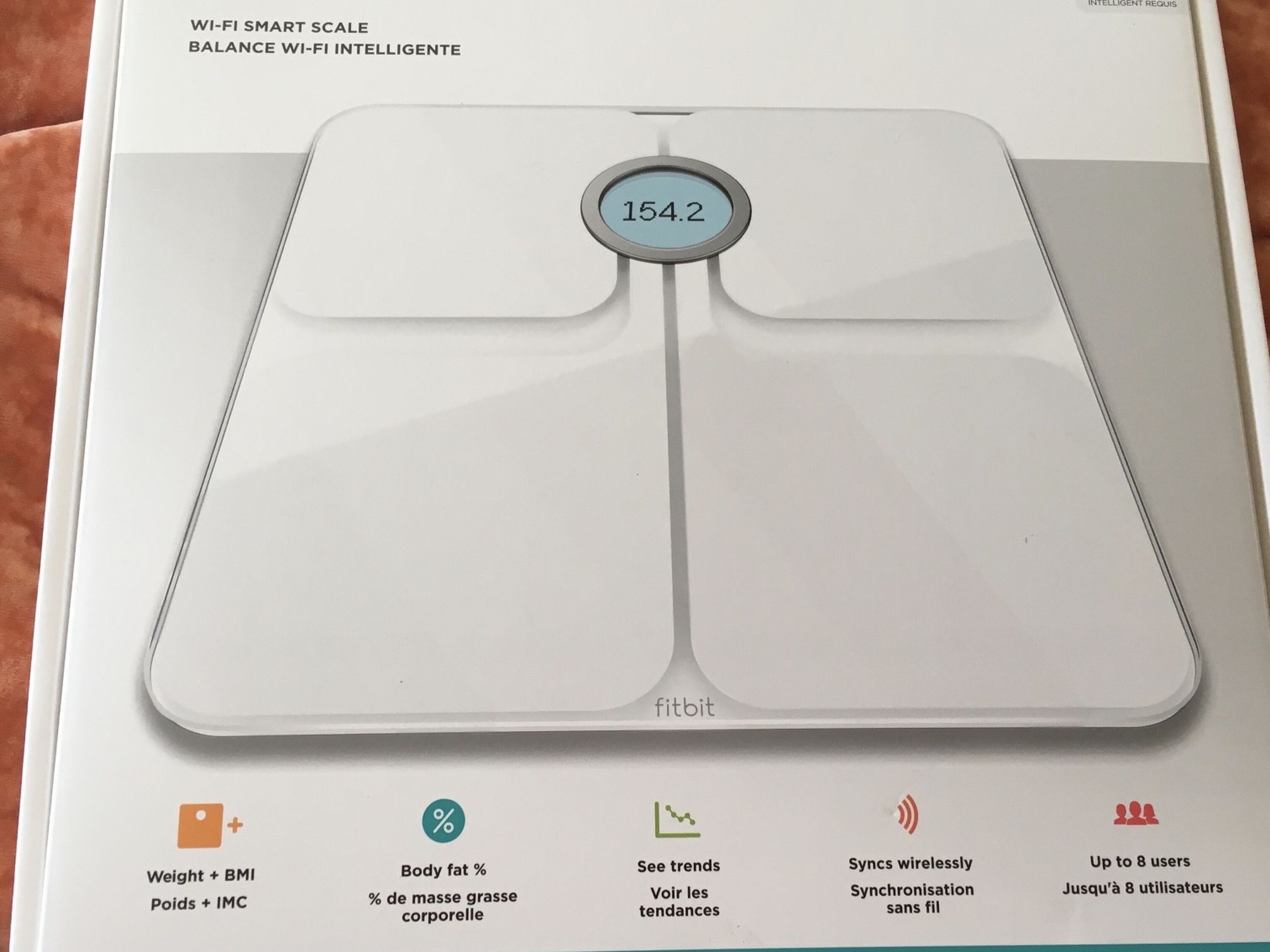 Fitbit Aria 2 Smart Scale (opened, brand new, tested, never used)