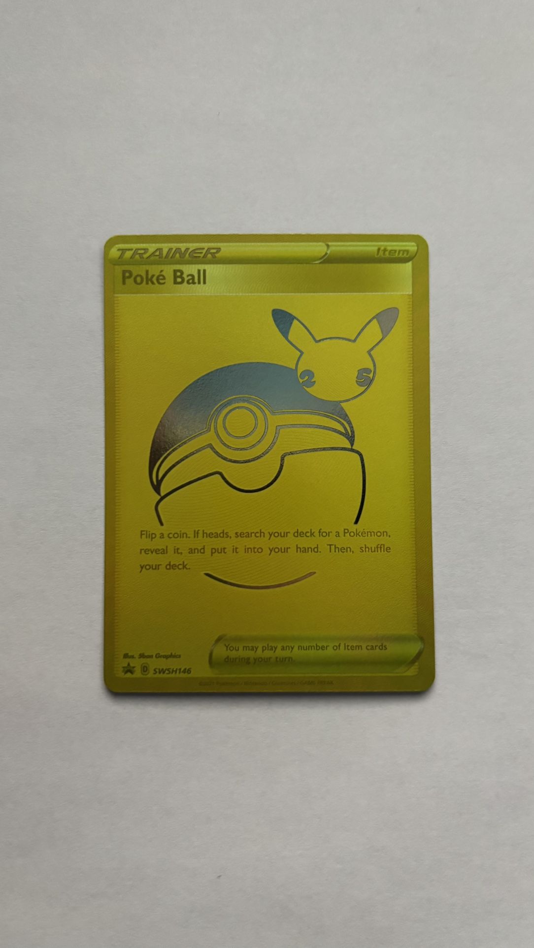 Poke Ball Pokemon Celebrations SWSH146 Promo Card Holo