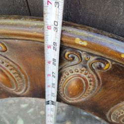 30 -Inch. Metal Vintage Mirror 