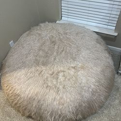 Faux Fur Bean Bag