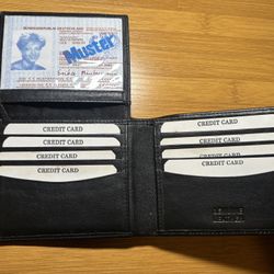 Black Leather Wallet