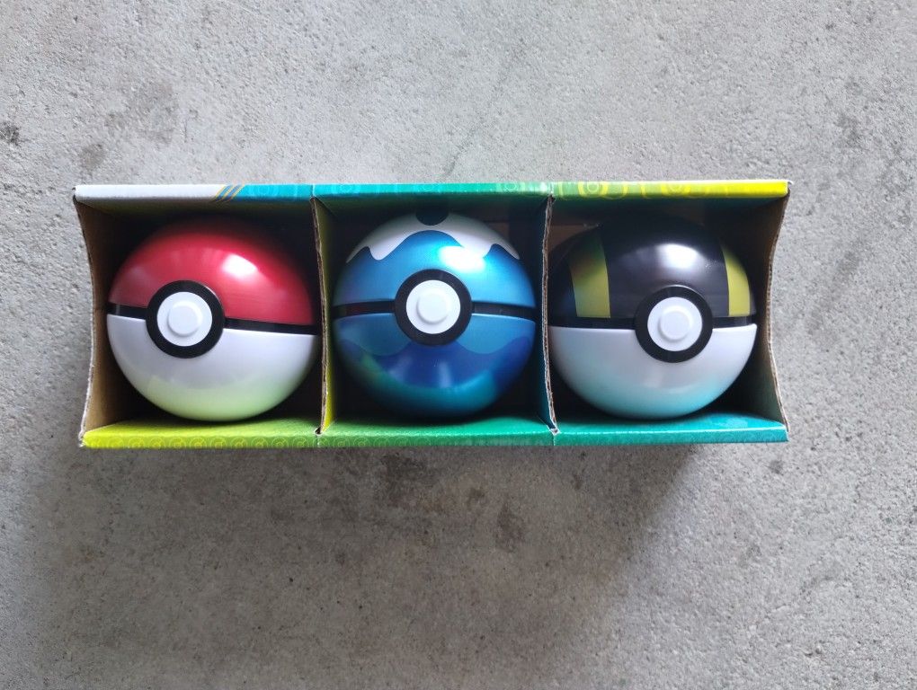 Pokemon Ball Set With Box